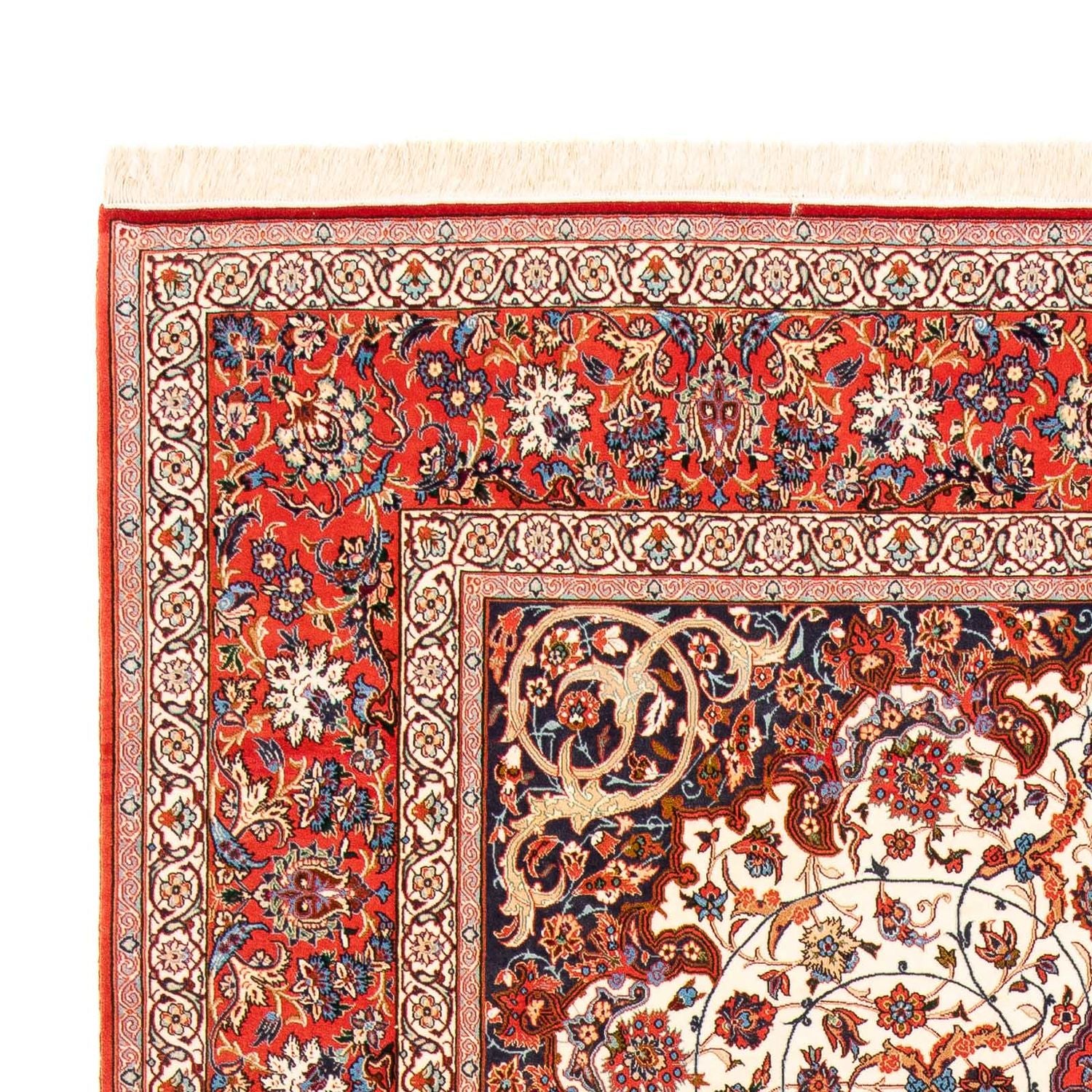 Tapis persan - Isfahan - Premium - 310 x 208 cm - rouge
