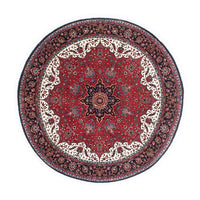 Tapis persan - Bidjar ronde  - 150 x 150 cm - rouge foncé