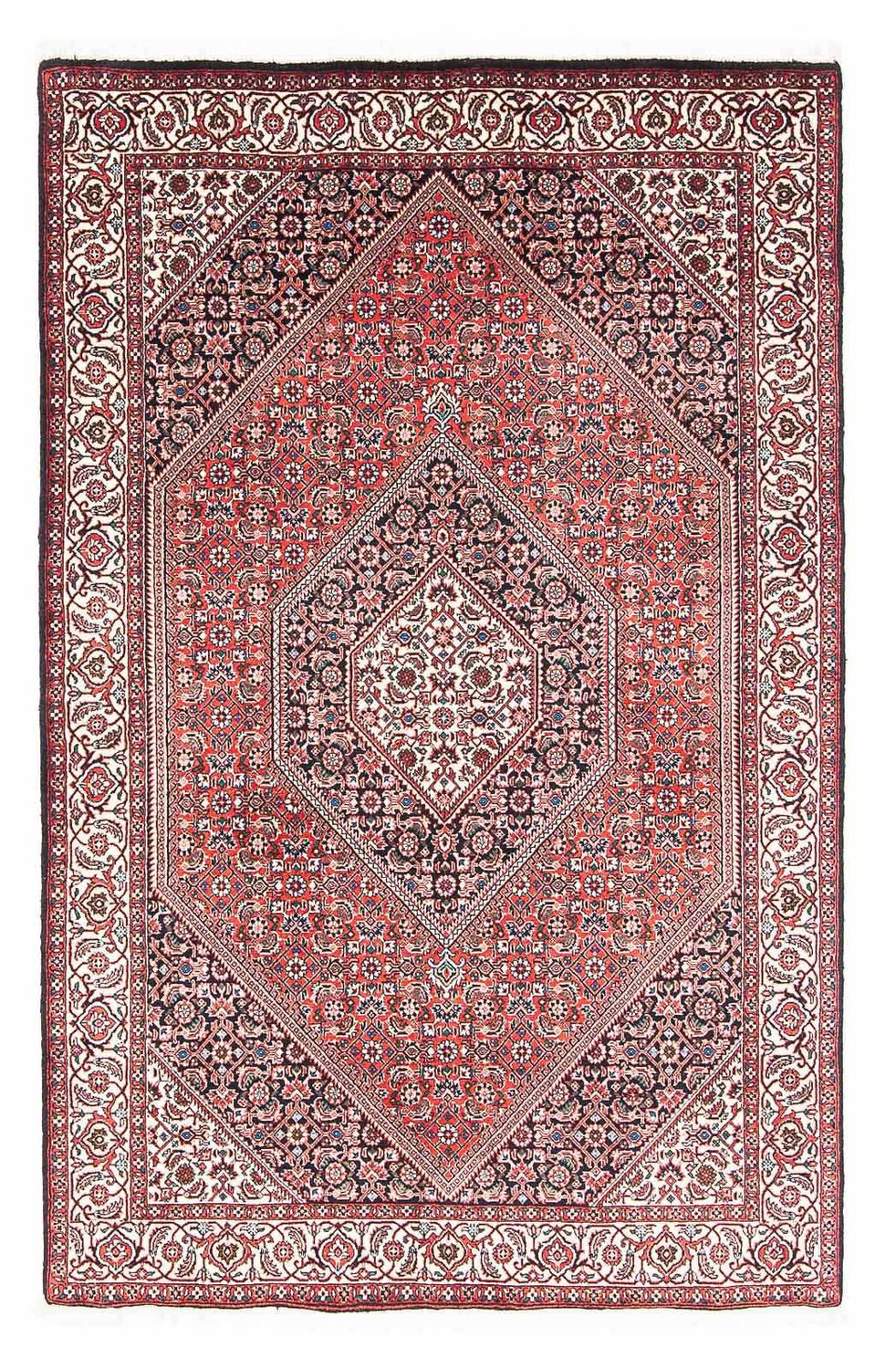 Tapis persan - Bidjar - 176 x 112 cm - rouge
