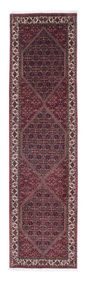 Tapis de couloir Tapis persan - Bidjar - 310 x 82 cm - rouge clair