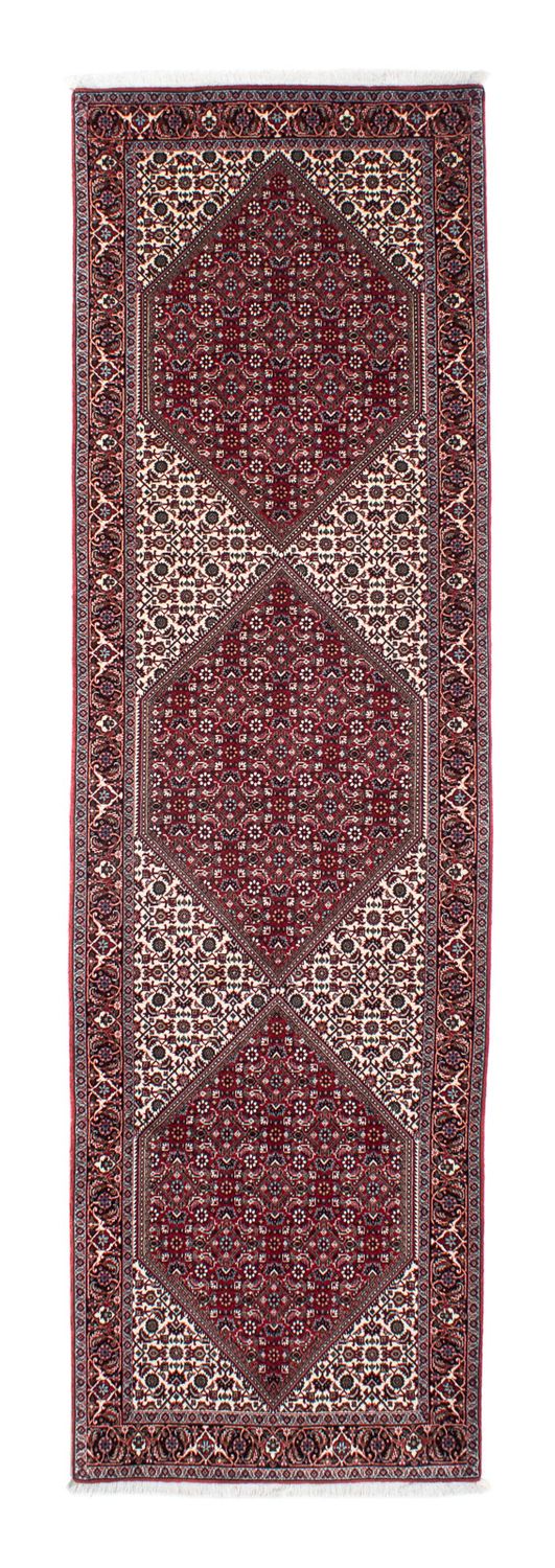 Tapis de couloir Tapis persan - Bidjar - 300 x 85 cm - beige