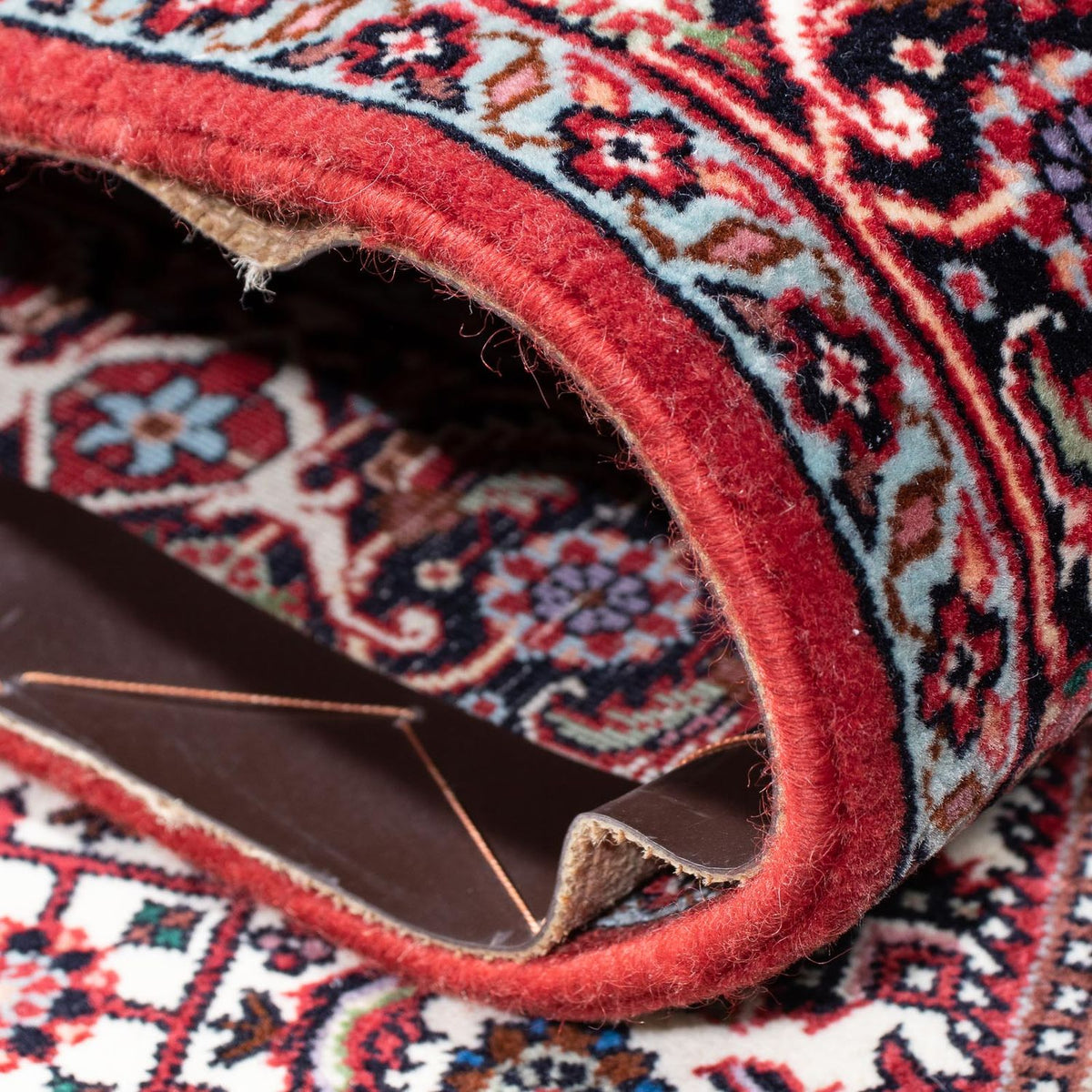 Tapis de couloir Tapis persan - Bidjar - 300 x 85 cm - beige