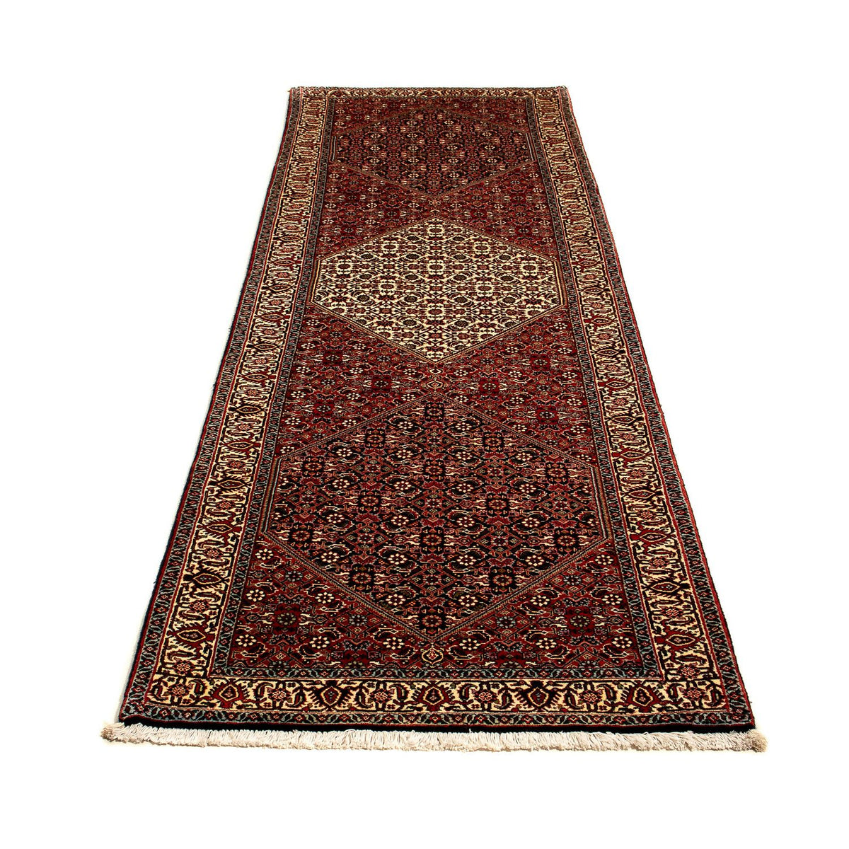 Tapis de couloir Tapis persan - Bidjar - 294 x 84 cm - multicolore