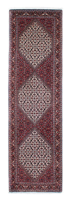 Tapis de couloir Tapis persan - Bidjar - 295 x 84 cm - beige