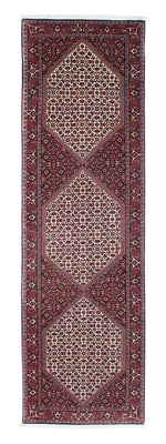 Tapis de couloir Tapis persan - Bidjar - 302 x 84 cm - beige