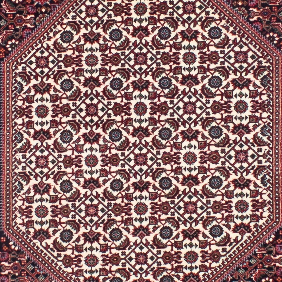 Tapis de couloir Tapis persan - Bidjar - 302 x 84 cm - beige