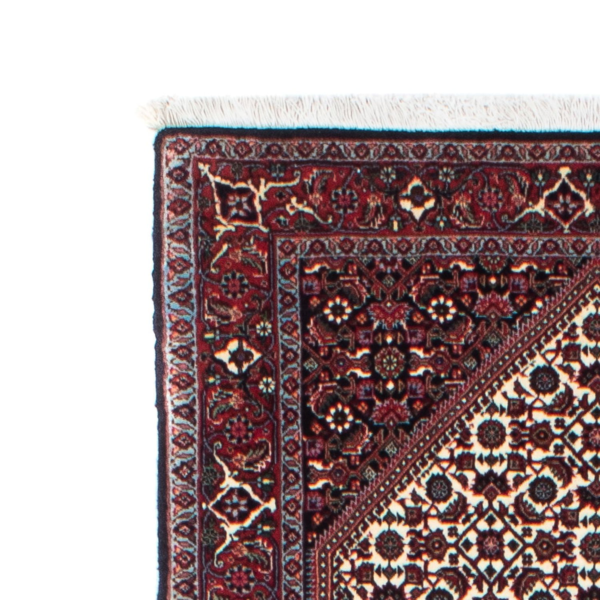 Tapis de couloir Tapis persan - Bidjar - 302 x 84 cm - beige