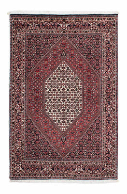 Tapis persan - Bidjar - 194 x 132 cm - bleu foncé