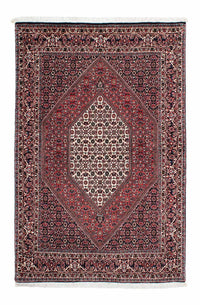 Tapis persan - Bidjar - 194 x 132 cm - bleu foncé
