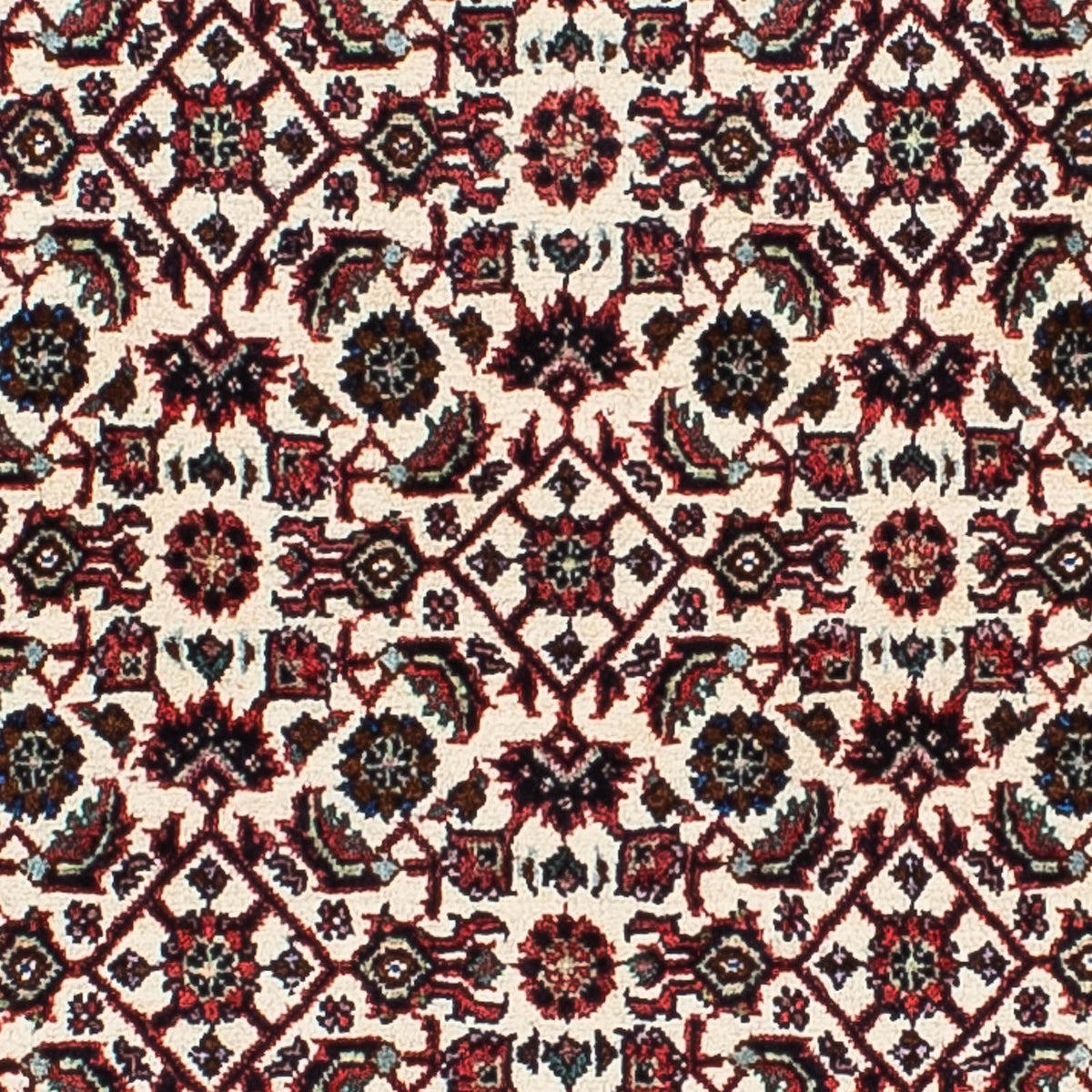 Tapis persan - Bidjar - 194 x 132 cm - bleu foncé