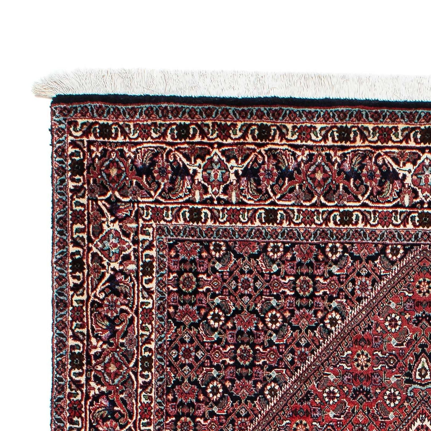 Tapis persan - Bidjar - 194 x 132 cm - bleu foncé