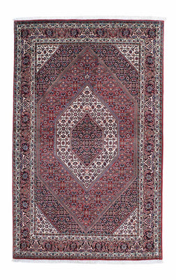 Tapis persan - Bidjar - 209 x 132 cm - rouge clair