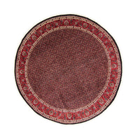 Tapis persan - Bidjar ronde  - 250 x 250 cm - rouge