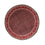 Tapis persan - Bidjar ronde  - 250 x 250 cm - rouge