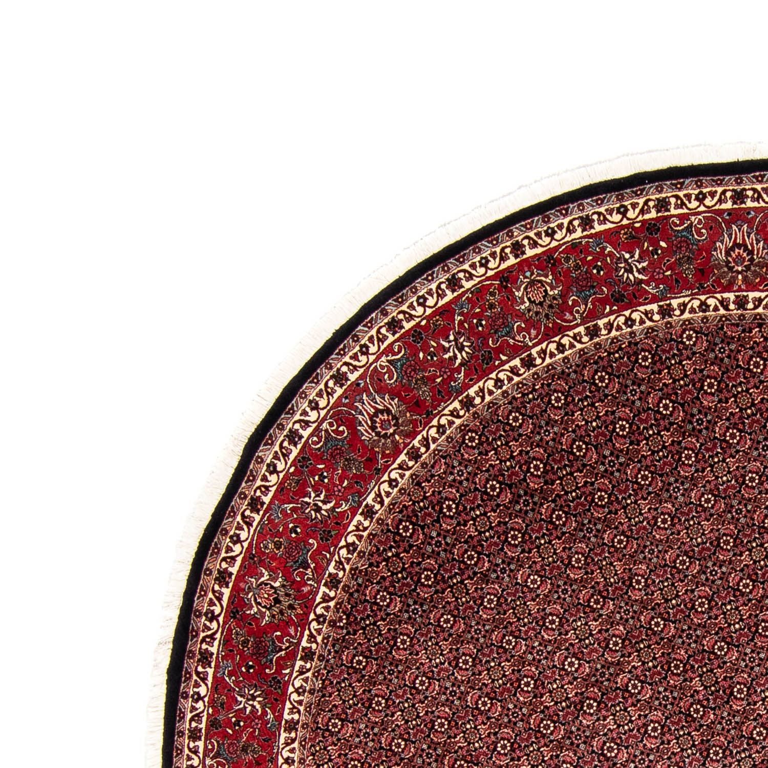 Tapis persan - Bidjar ronde  - 250 x 250 cm - rouge