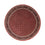 Tapis persan - Bidjar ronde  - 250 x 250 cm - rouge foncé