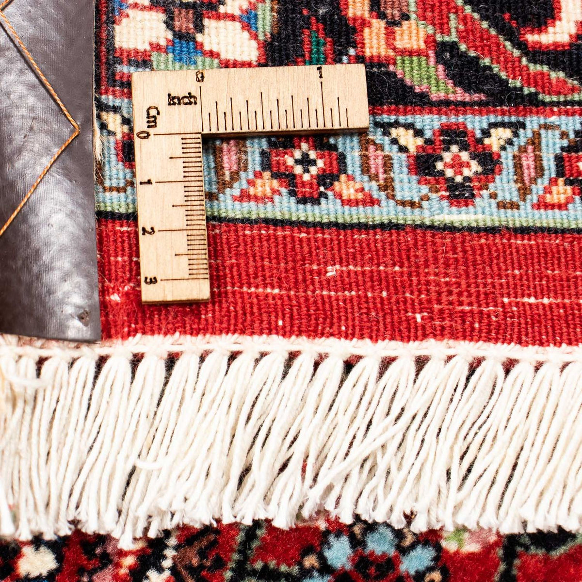 Tapis persan - Bidjar - 398 x 299 cm - rouge foncé