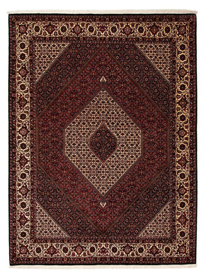 Tapis persan - Bidjar - 263 x 204 cm - rouge foncé