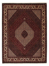 Tapis persan - Bidjar - 263 x 204 cm - rouge foncé