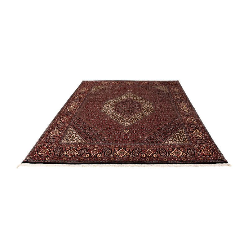 Tapis persan - Bidjar - 249 x 200 cm - rouge foncé