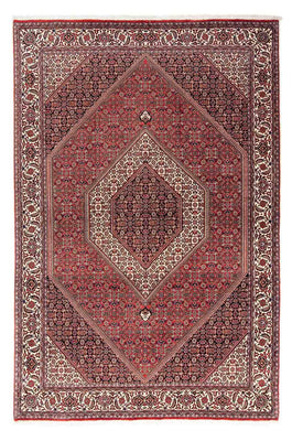 Tapis persan - Bidjar - 254 x 171 cm - rouge foncé