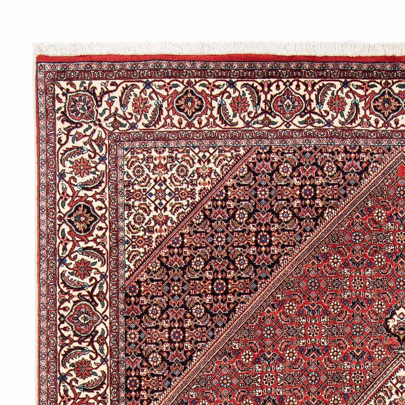 Tapis persan - Bidjar - 254 x 171 cm - rouge foncé