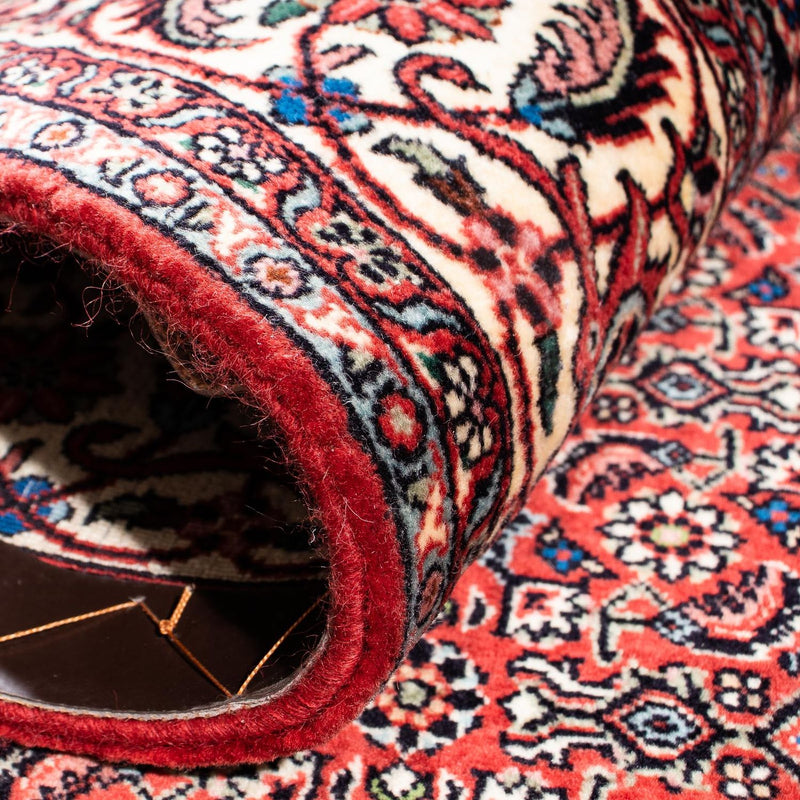 Tapis persan - Bidjar - 254 x 171 cm - rouge foncé