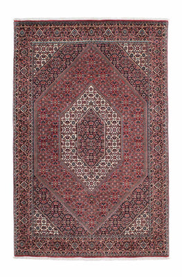 Tapis persan - Bidjar - 206 x 132 cm - rouge clair