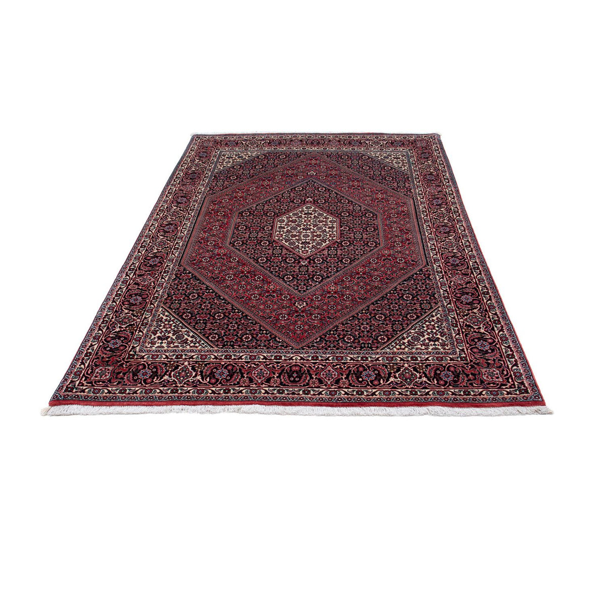 Tapis persan - Bidjar - 204 x 132 cm - rouge