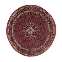 Tapis persan - Bidjar ronde  - 154 x 154 cm - rouge foncé