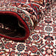 Tapis persan - Bidjar - 245 x 202 cm - rouge foncé
