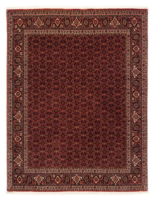 Tapis persan - Bidjar - 256 x 202 cm - rouge foncé