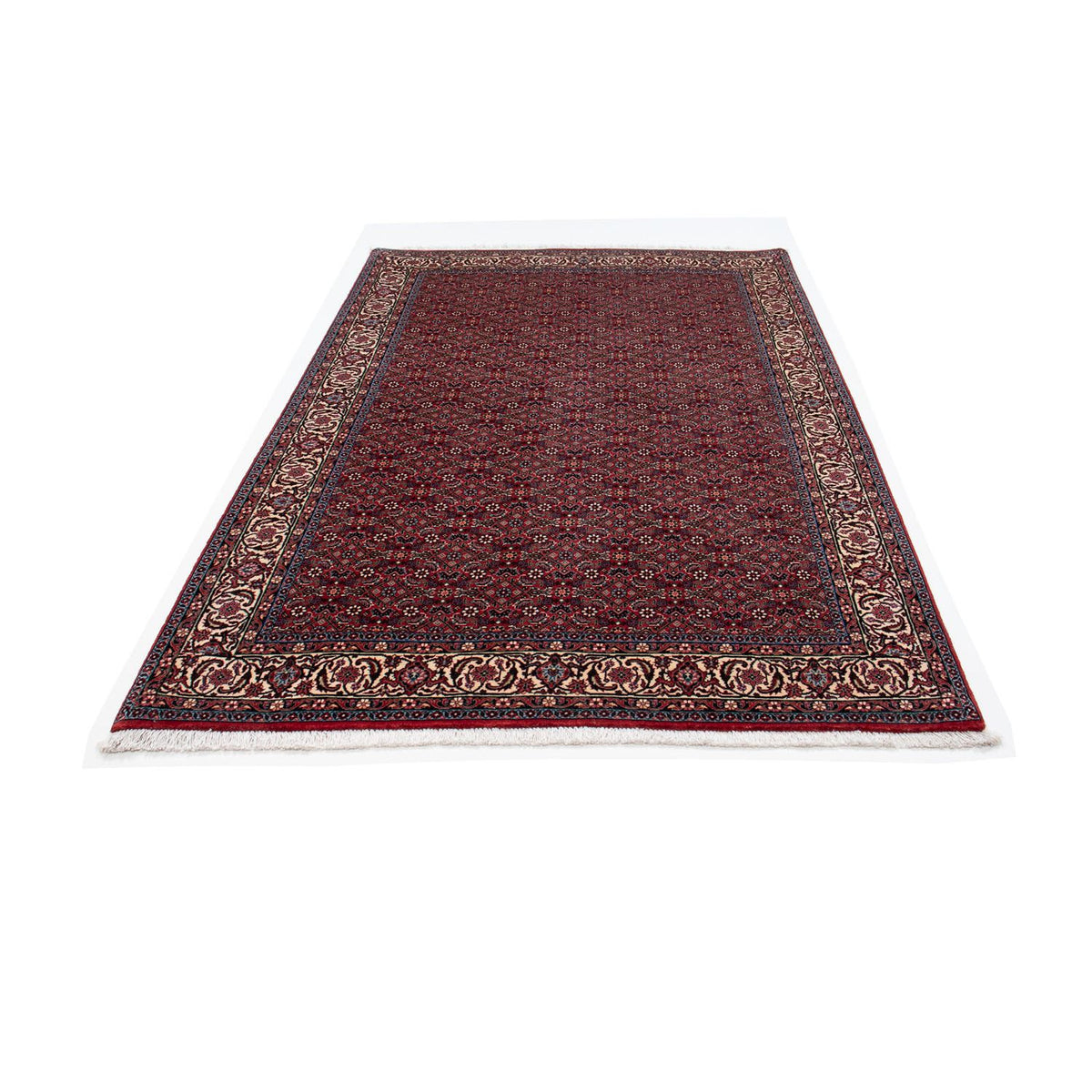 Tapis persan - Bidjar - 221 x 143 cm - rouge