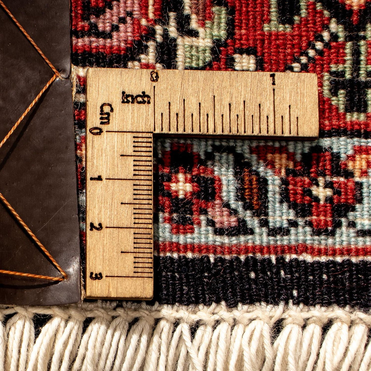 Tapis de couloir Tapis persan - Bidjar - 308 x 81 cm - multicolore