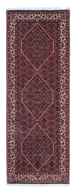 Tapis de couloir Tapis persan - Bidjar - 213 x 74 cm - bleu foncé