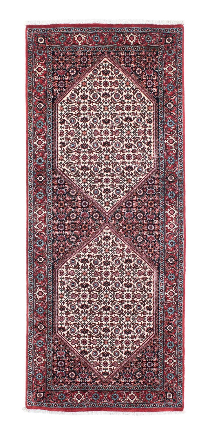 Tapis de couloir Tapis persan - Bidjar - 194 x 73 cm - rouge