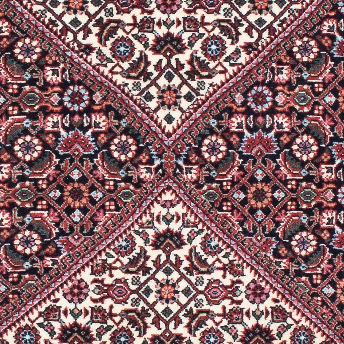 Tapis de couloir Tapis persan - Bidjar - 194 x 73 cm - rouge