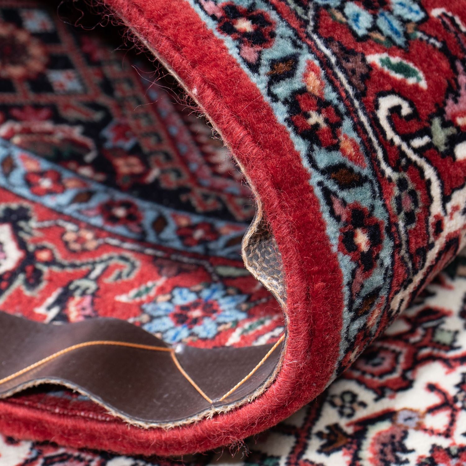 Tapis de couloir Tapis persan - Bidjar - 194 x 73 cm - rouge