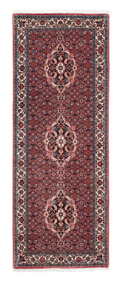 Tapis de couloir Tapis persan - Bidjar - 200 x 73 cm - rouge