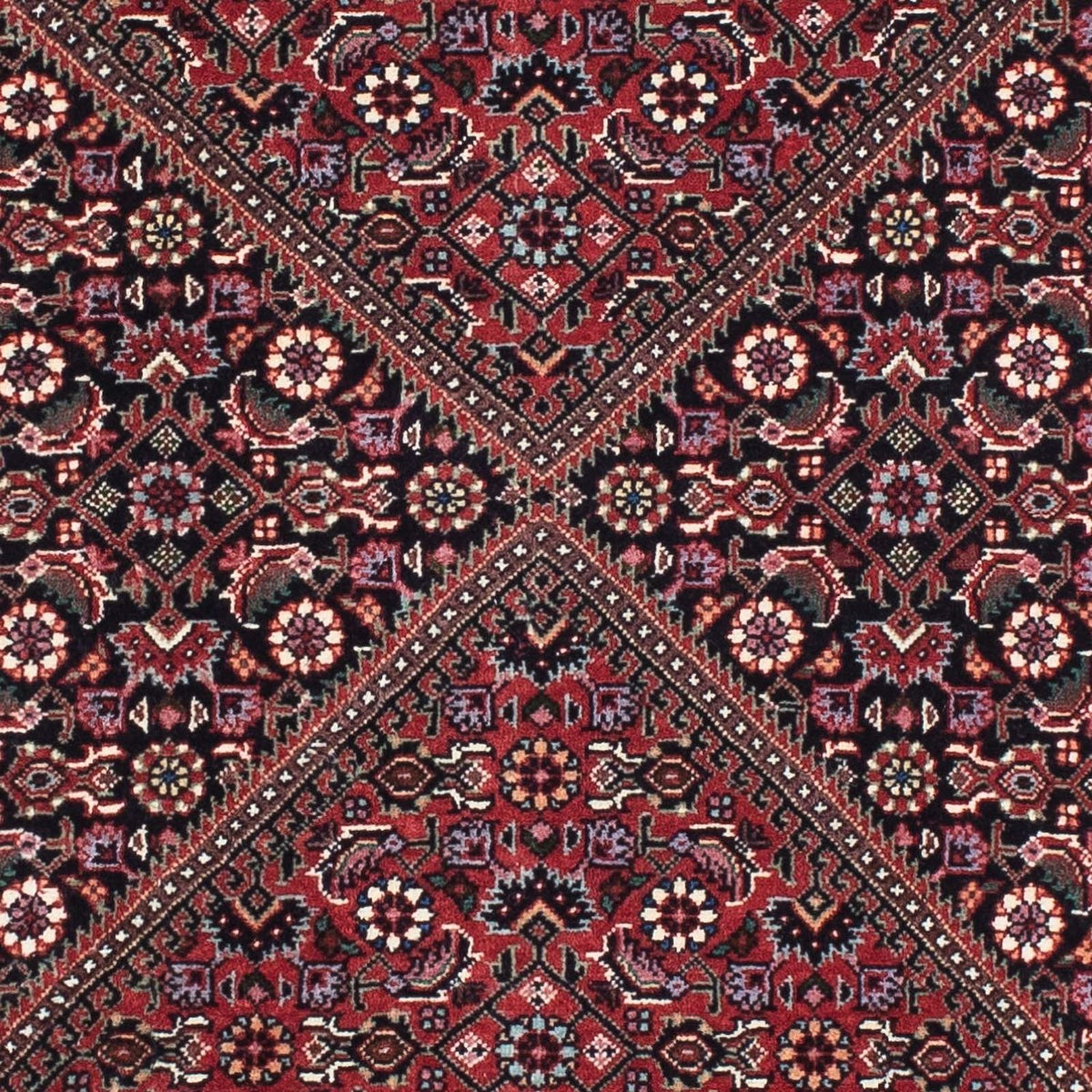 Tapis de couloir Tapis persan - Bidjar - 200 x 75 cm - rouille