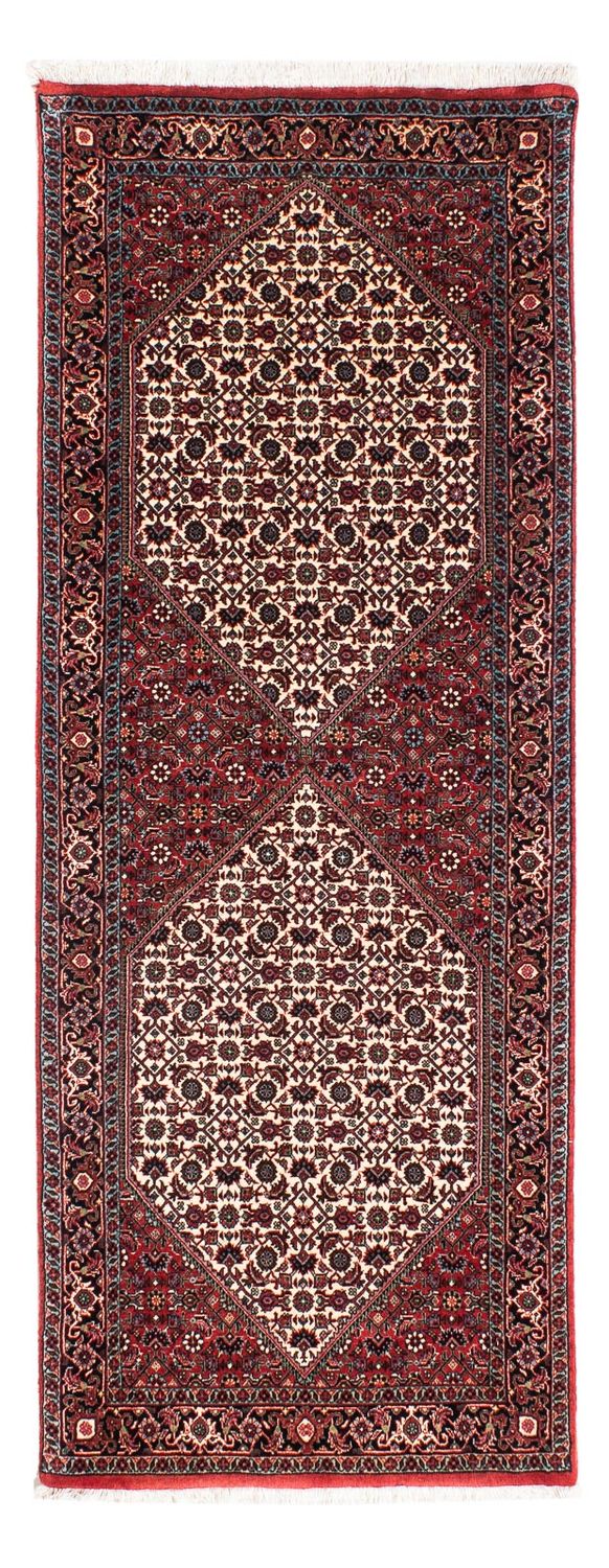 Tapis de couloir Tapis persan - Bidjar - 188 x 73 cm - rouge