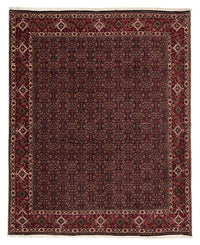 Tapis persan - Bidjar - 248 x 198 cm - rouge foncé