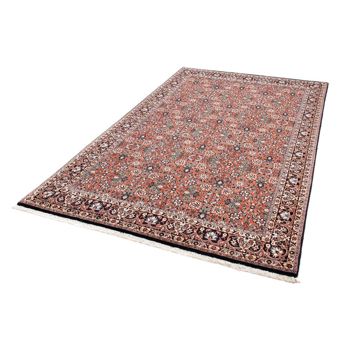 Tapis persan - Bidjar - 240 x 150 cm - rouge clair