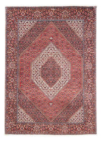 Tapis persan - Bidjar - 233 x 168 cm - rouge clair