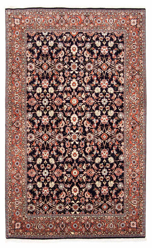 Tapis persan - Bidjar - 245 x 151 cm - bleu foncé