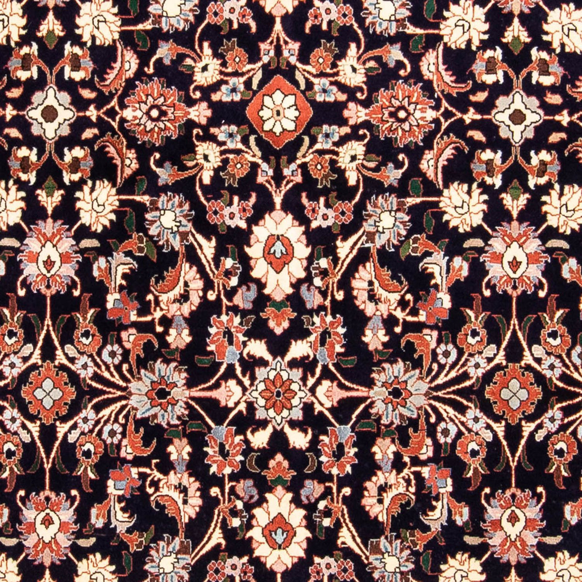 Tapis persan - Bidjar - 245 x 151 cm - bleu foncé