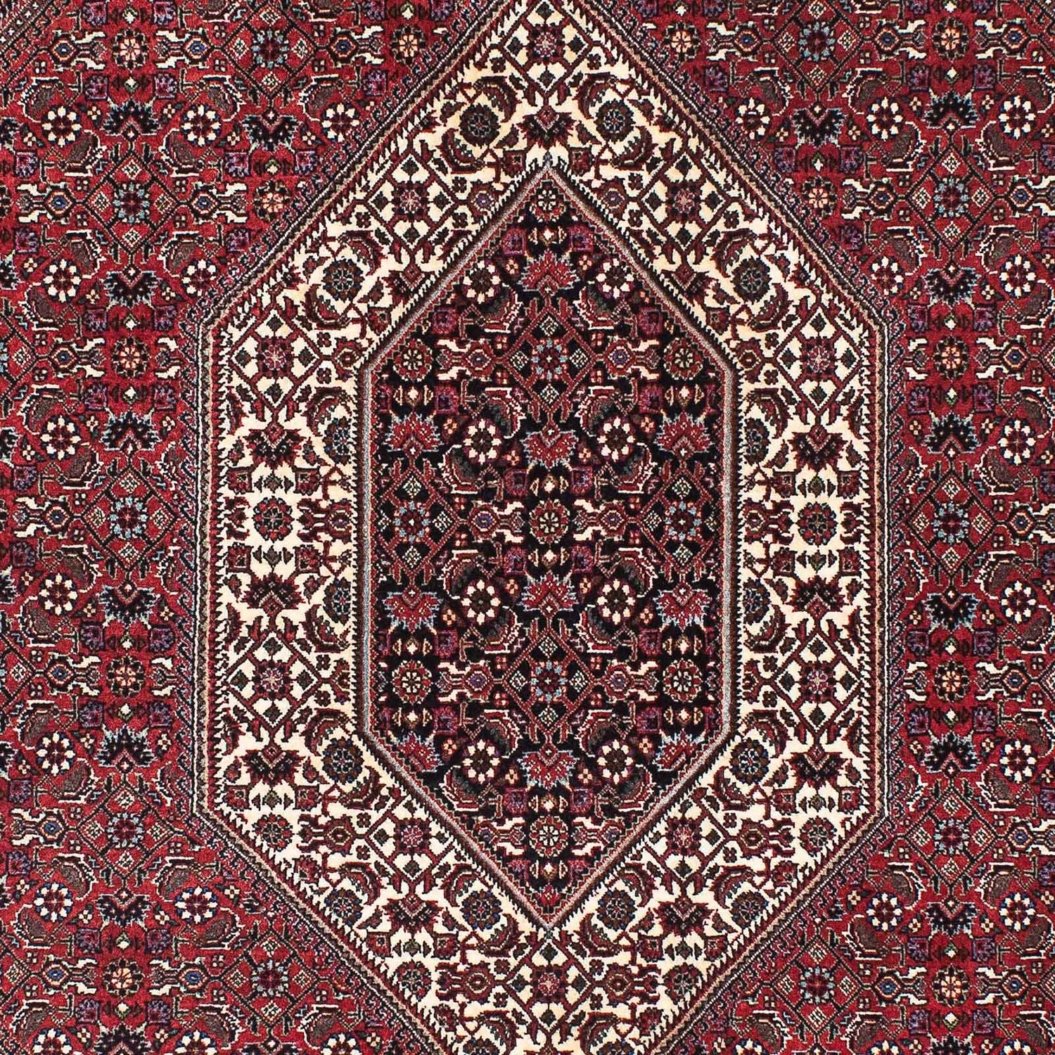 Tapis persan - Bidjar - 211 x 136 cm - rouge