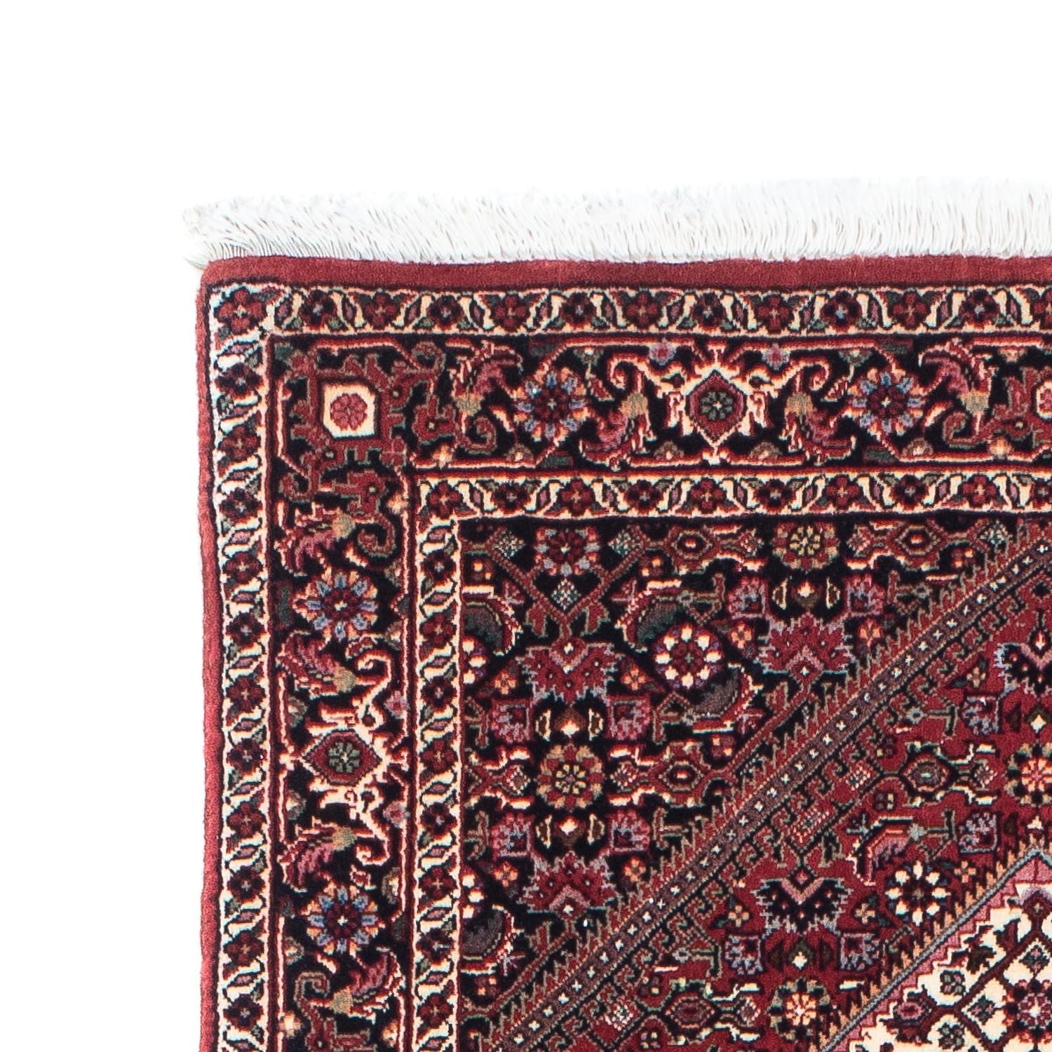 Tapis de couloir Tapis persan - Bidjar - 207 x 75 cm - rouge