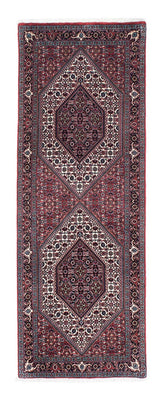 Tapis de couloir Tapis persan - Bidjar - 201 x 74 cm - rouge
