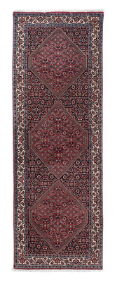 Tapis de couloir Tapis persan - Bidjar - 217 x 73 cm - bleu foncé